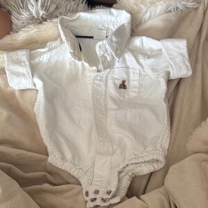 Baby gap Oxford polo onesie